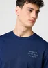 Wrangler Embroidery Tee Navy