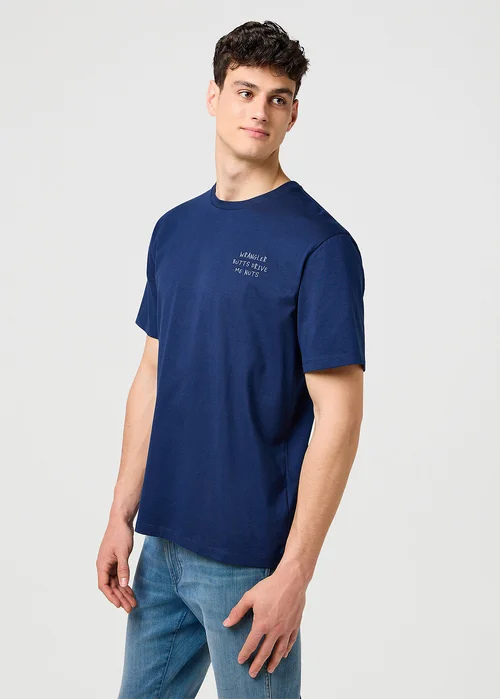 Wrangler Embroidery Tee Navy