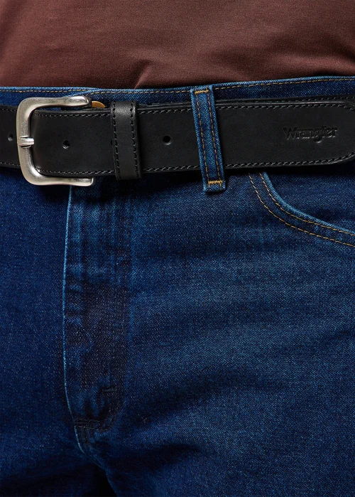 Wrangler Westen Stitch Belt Black