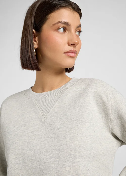 Lee Reglan Crew Sweatshirt Greay Heather