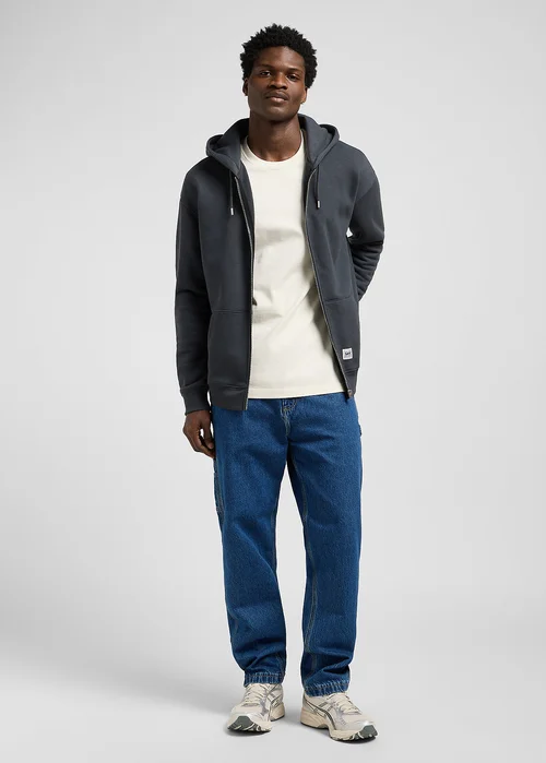 Lee Workwear Full Zip Hoodie Washed Black