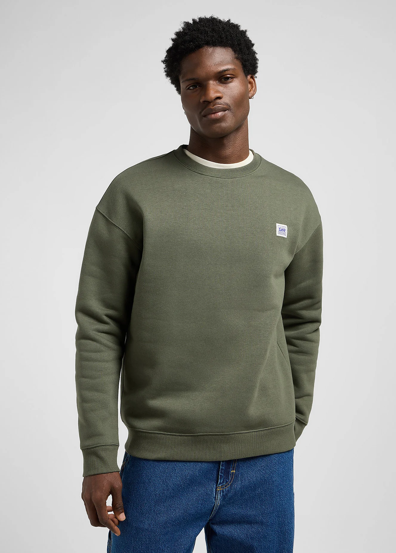 Lee Workwear Relaxed Sweatshirt Oak Moss