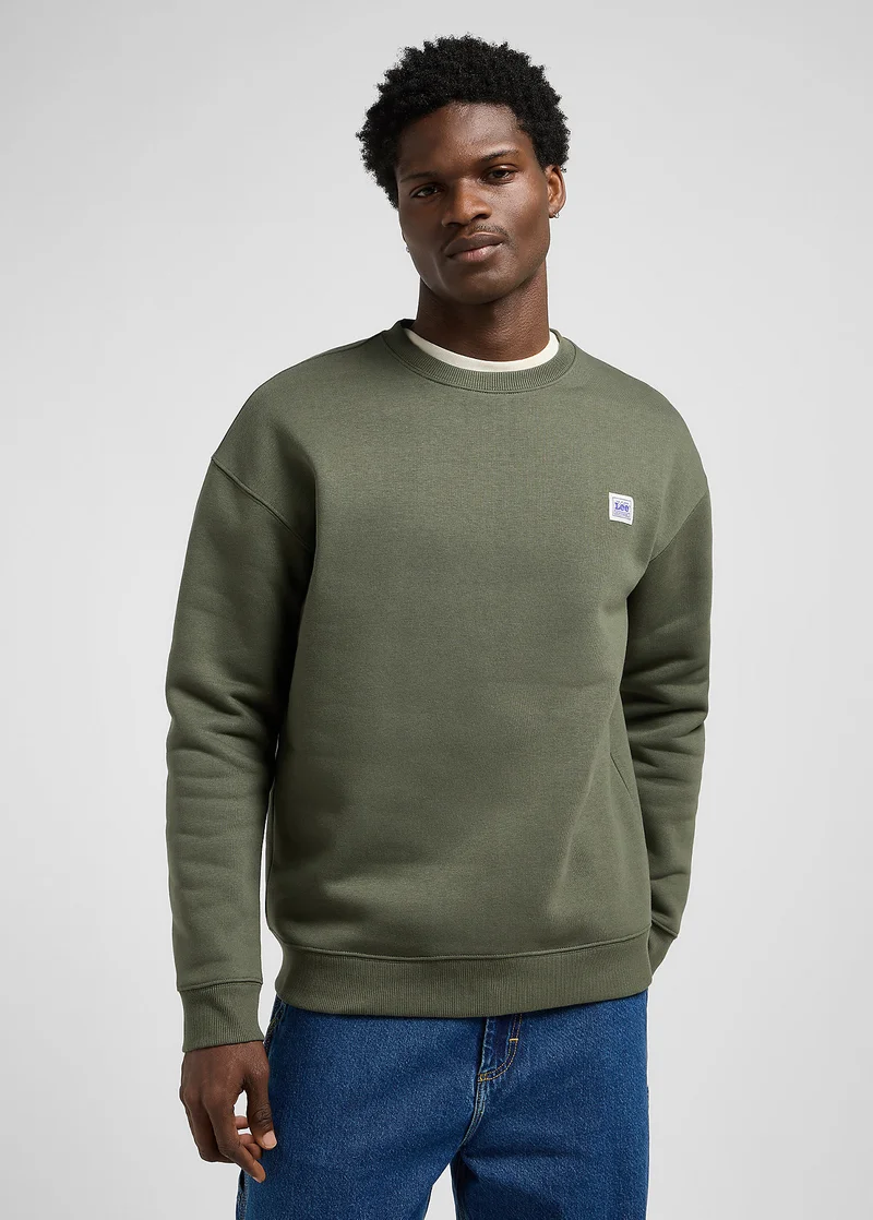 Lee Workwear Relaxed Sweatshirt Oak Moss