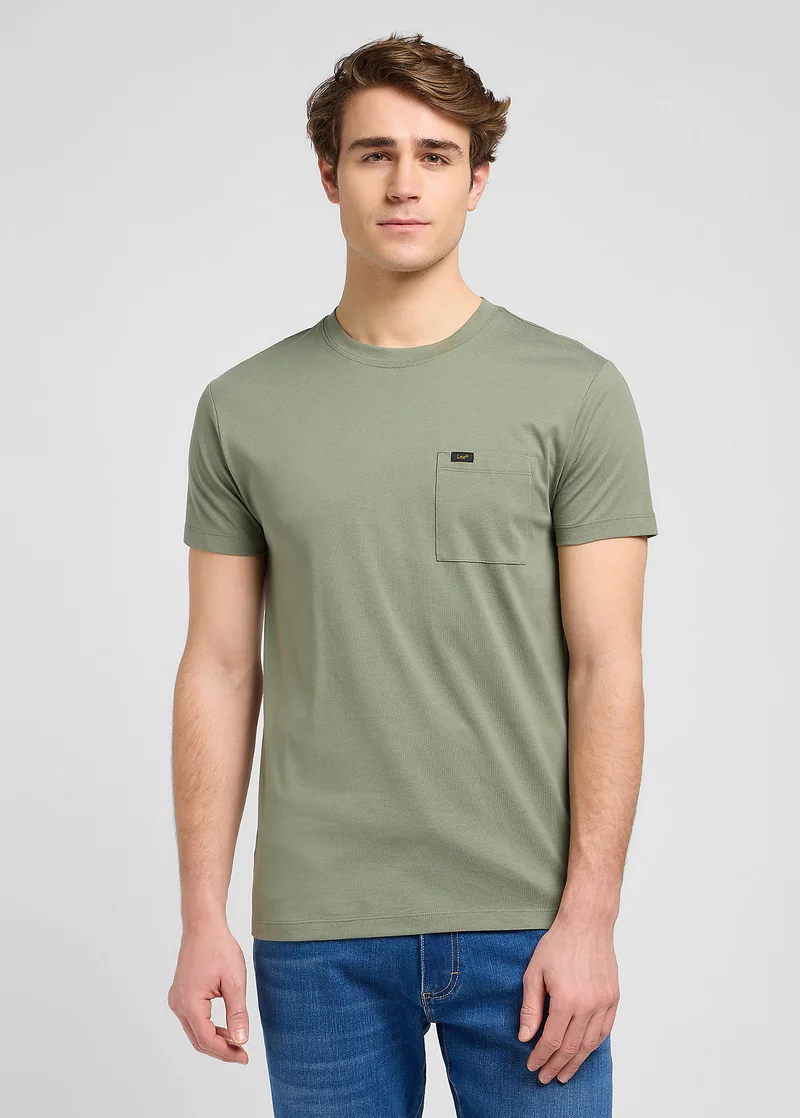 Lee Ultimate Pocket Tee Olive Stone