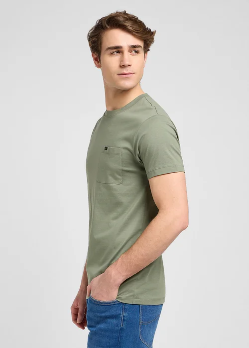 Lee Ultimate Pocket Tee Olive Stone