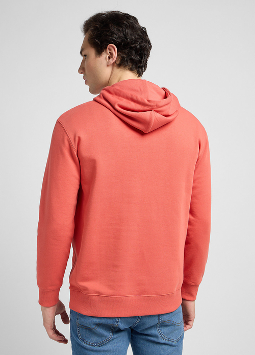 Lee Plain Hoodie Poppy - 112353275