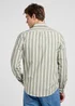 Lee Button Down Olive Stone Stripe