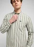 Lee Button Down Olive Stone Stripe