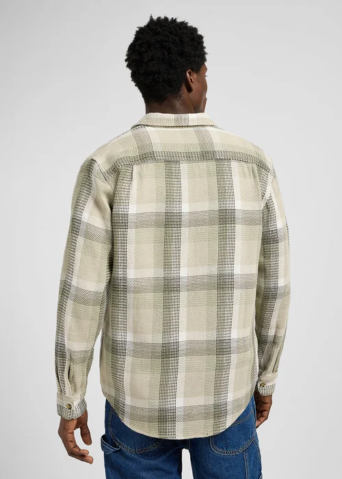Lee Worker Shirt 20 Oak Moss Plaid Check