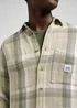 Lee Worker Shirt 20 Oak Moss Plaid Check