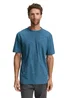 Tom Tailor Melange T Shirt Real Teal Blue Multi Inject