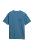 Tom Tailor Melange T Shirt Real Teal Blue Multi Inject