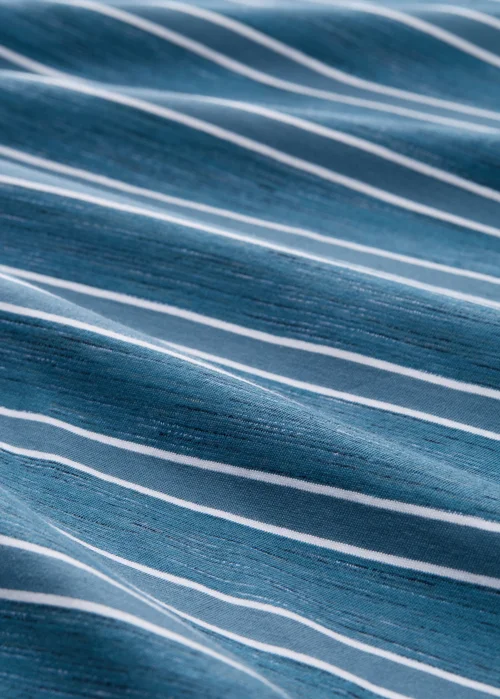 Mustang T Shirt Real Teal Yarn Dye Stripe