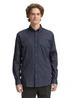 Denim Tom Tailor Shirt Navy Shades Check Print