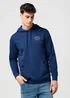 Wrangler Embroidery Hoodie Navy