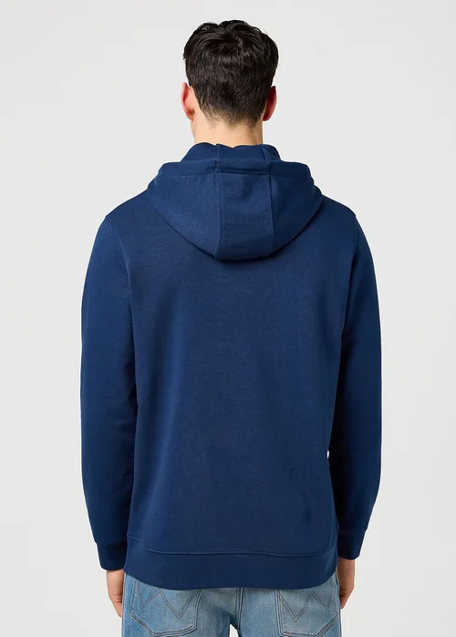 Wrangler Embroidery Hoodie Navy