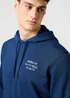 Wrangler Embroidery Hoodie Navy