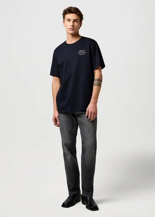 Wrangler Embroidery Tee Black