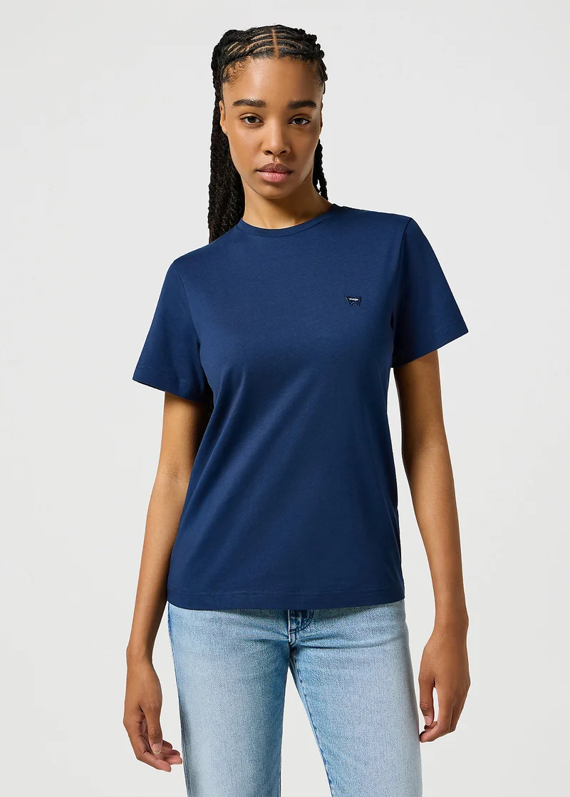 Wrangler Sign Off Tee Dark Navy