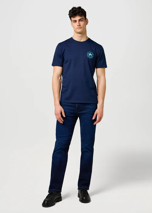 Wrangler Small Graphic Tee Navy