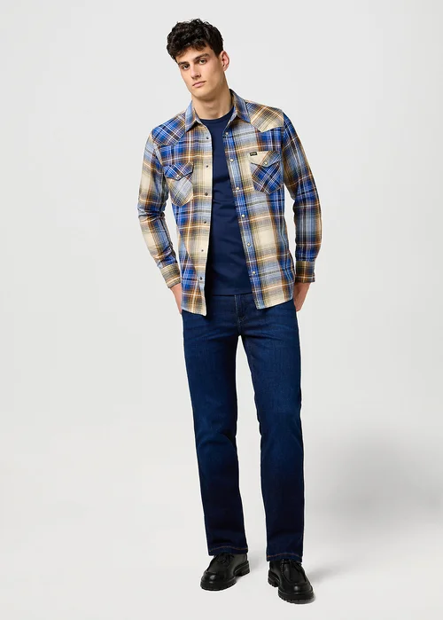 Wrangler Small Graphic Tee Navy