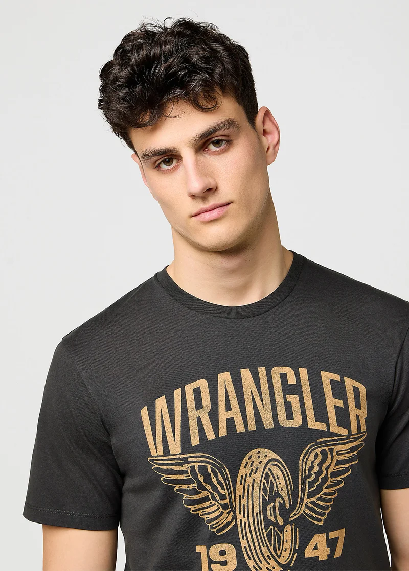 Wrangler Americana Tee Faded Black