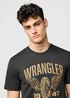 Wrangler Americana Tee Faded Black