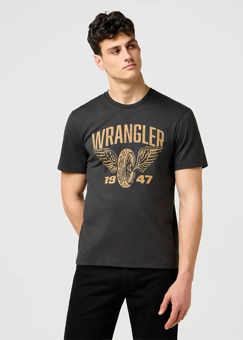 Wrangler Americana Tee Faded Black