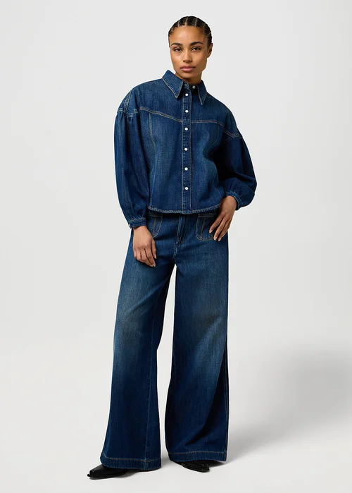 Wrangler Pintuck Shirt Homestead Haze