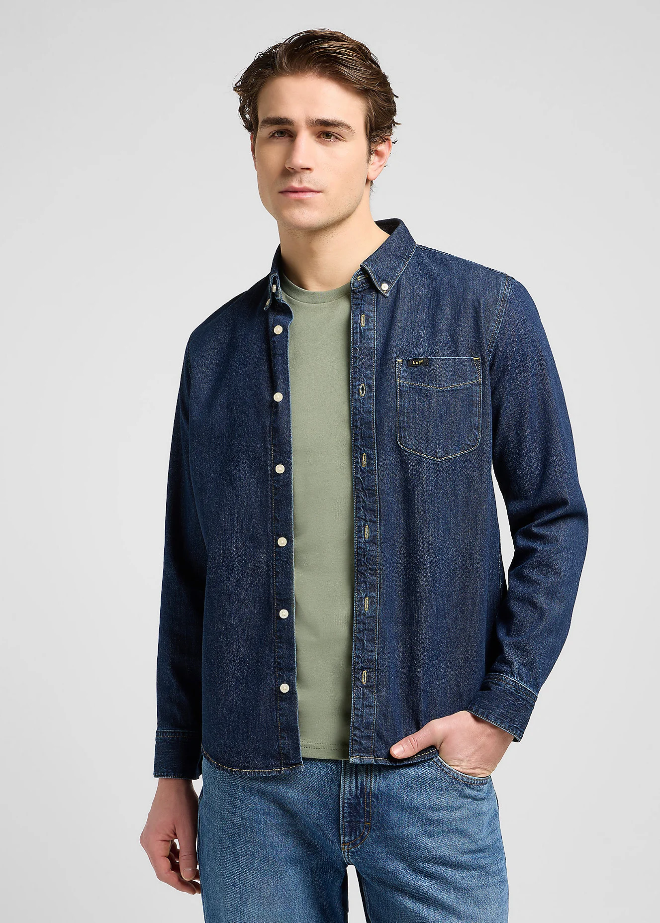 Lee Button Down Rinse