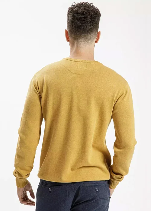 Musztardowy Sweterek Cross Jeans