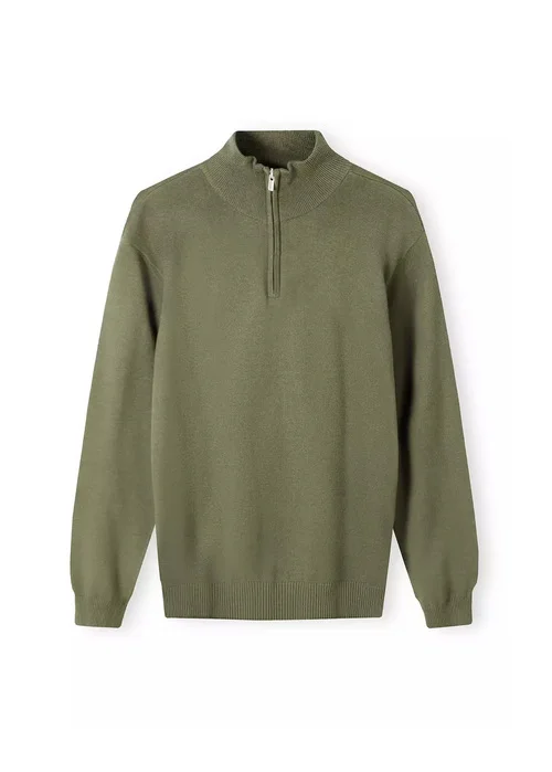 Cross Jeans Halfzip Knit Khaki 002