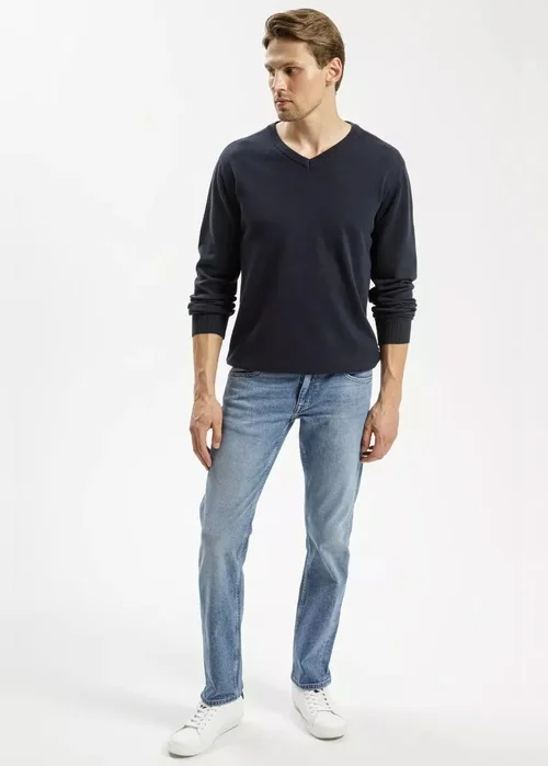 Granatowy Sweter Cross Jeans