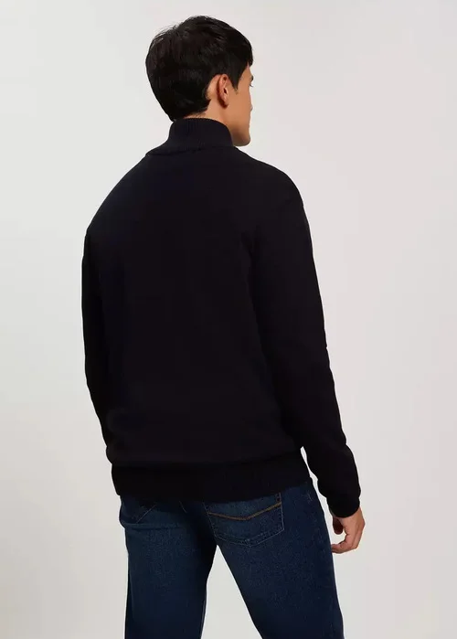 Granatowy Sweter Mski Cross Jeans