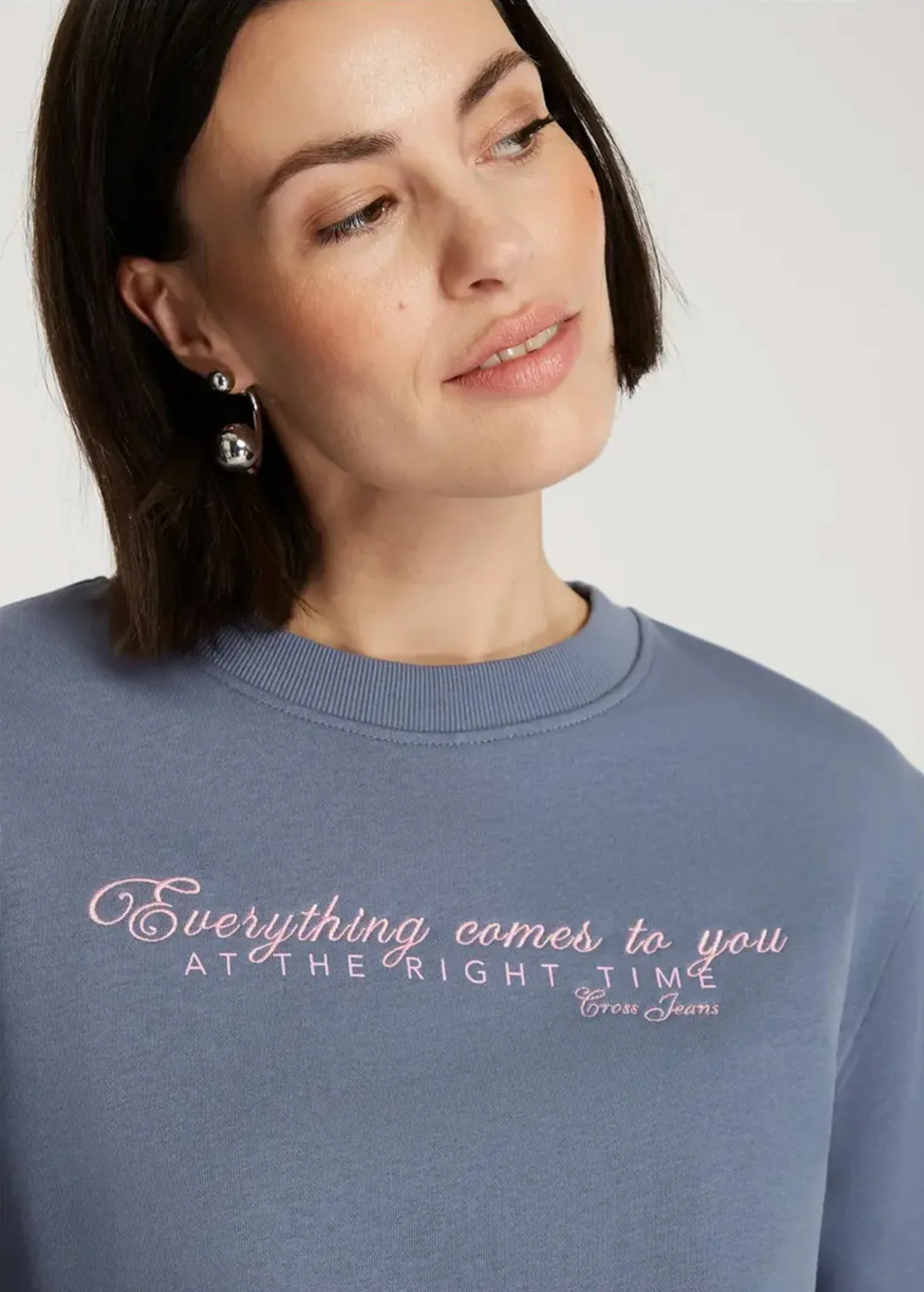 Niebieska Damska Bluza Cross Jeans