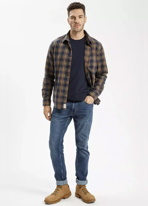 Granatowy Podkoszulek Cross Jeans