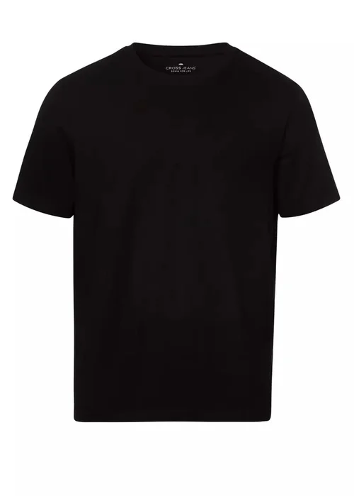 Czarny Podkoszulek Cross Jeans