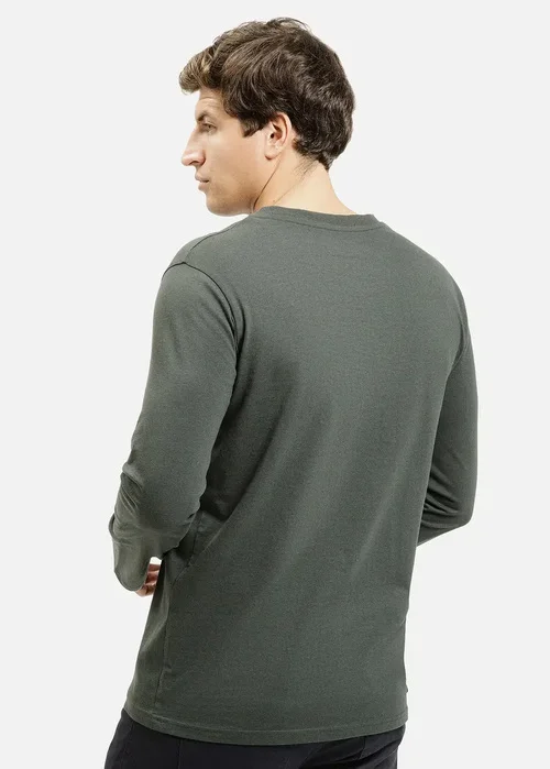 Cross Jeans Long Sleeve Tee Green 387