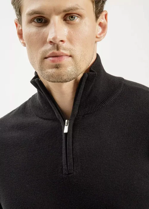 Czarny Sweter Cross Jeans