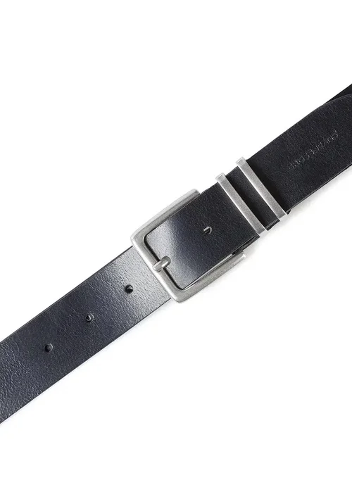 Czarny Klasyczny Pasek Cross Jeans