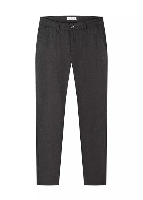 Chinosy Cross Jeans W Szarym Kolorze