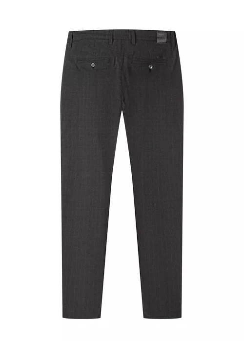 Chinosy Cross Jeans W Szarym Kolorze