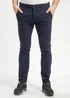 Granatowe Chinosy Cross Jeans