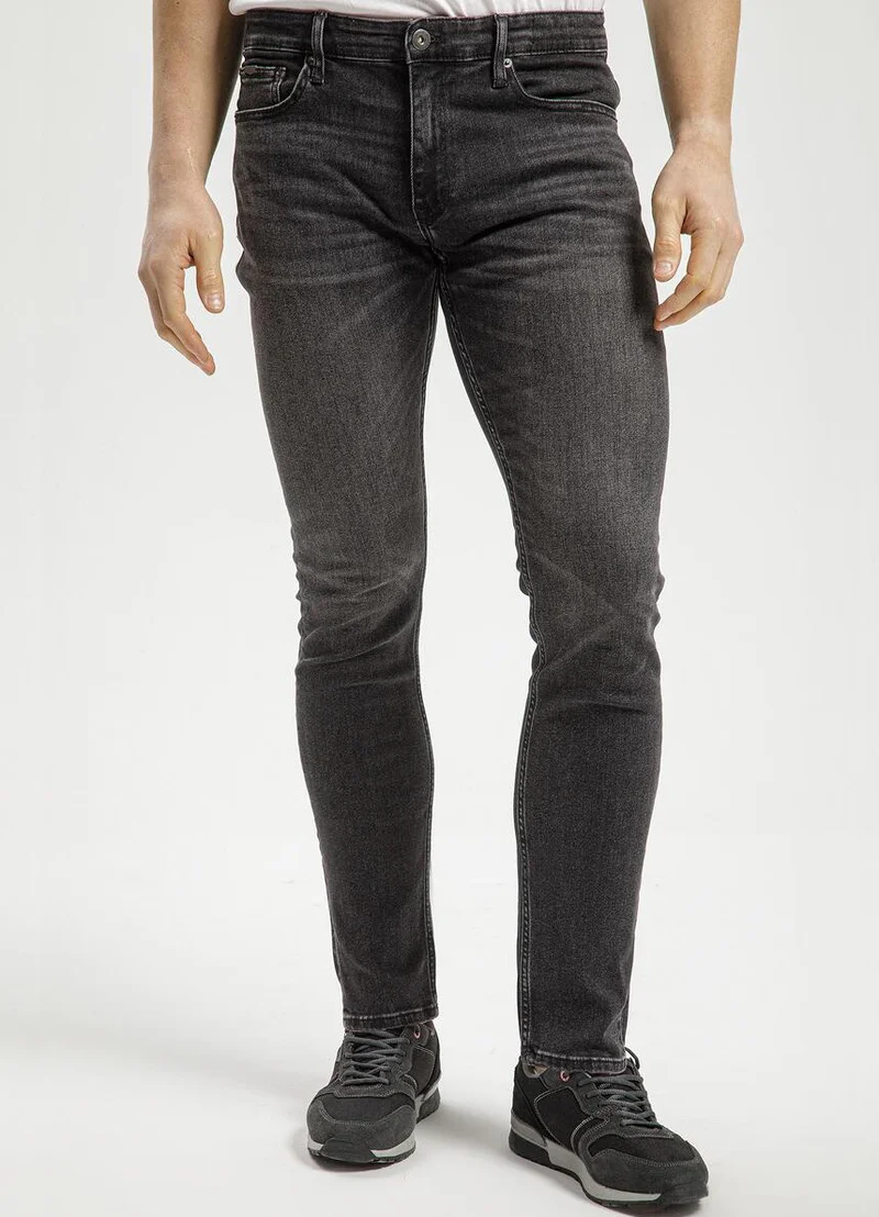 Czarne Dinsy Slim Cross Jeans Blake