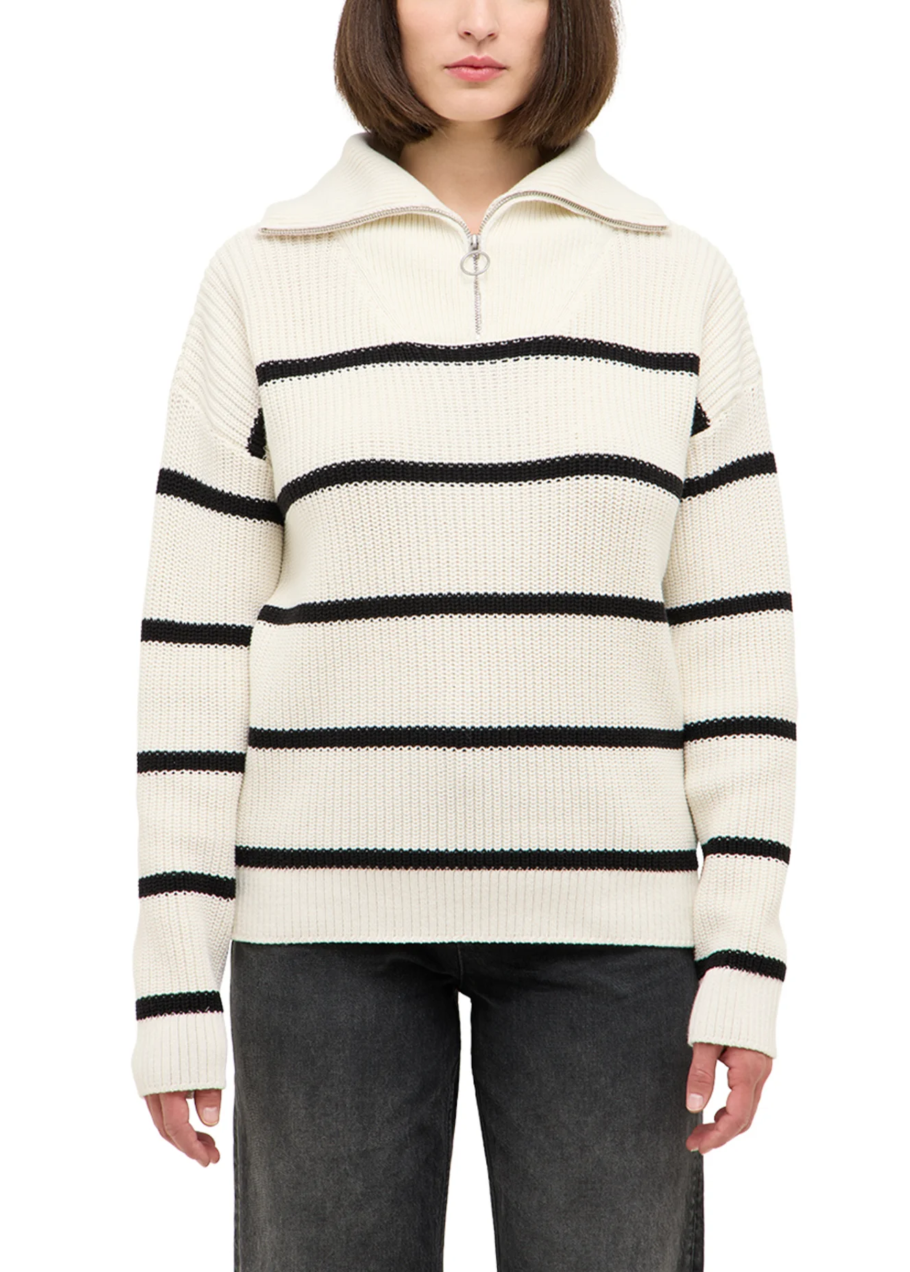 Mustang Madera Henley Stripe