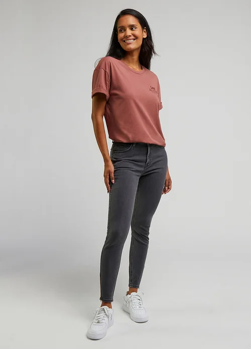 Lee Scarlett High Zip Moody Grey