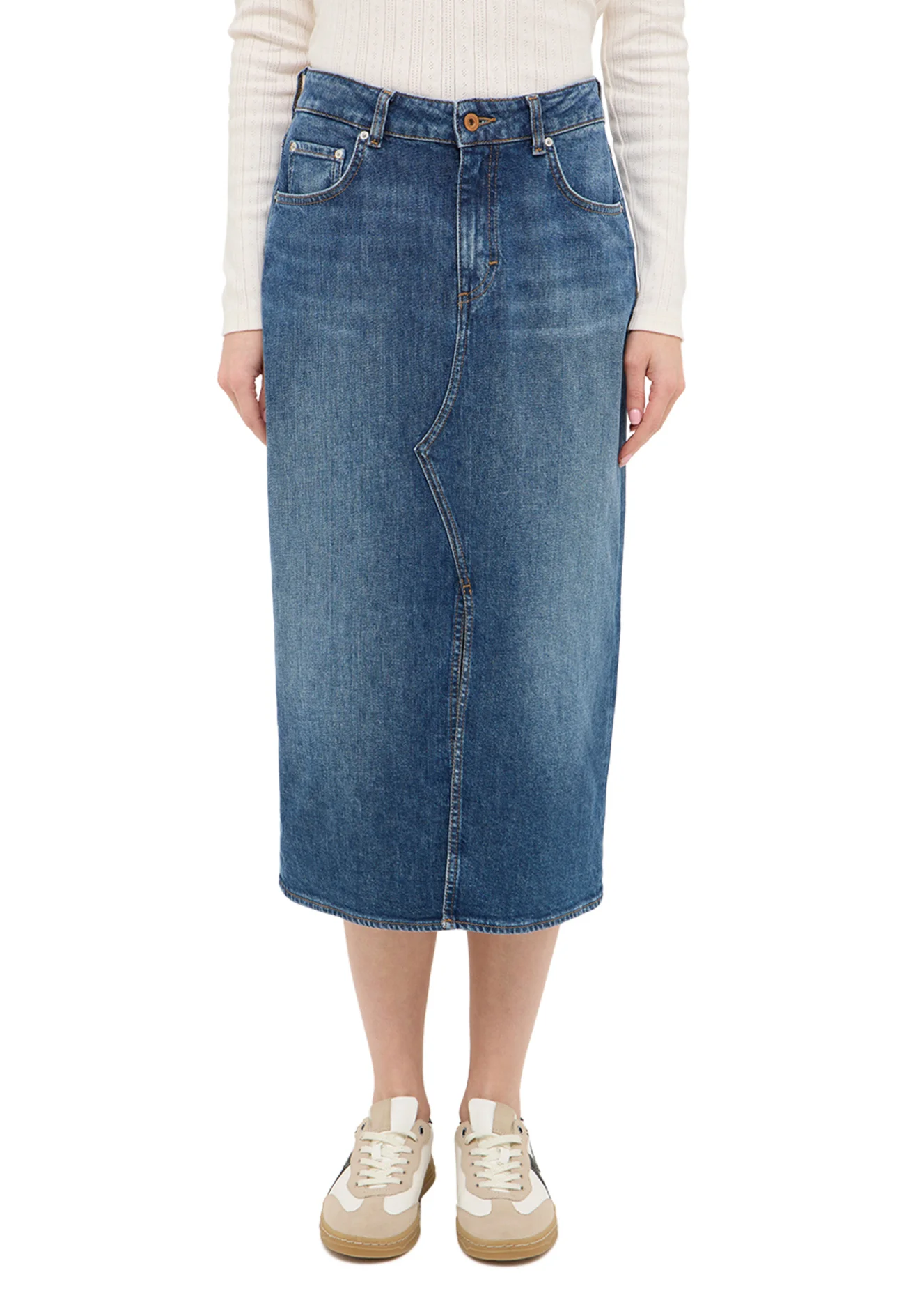 Mustang Eureka Denim Skirt Denim Blue