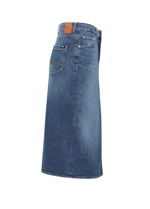 Mustang Eureka Denim Skirt Denim Blue
