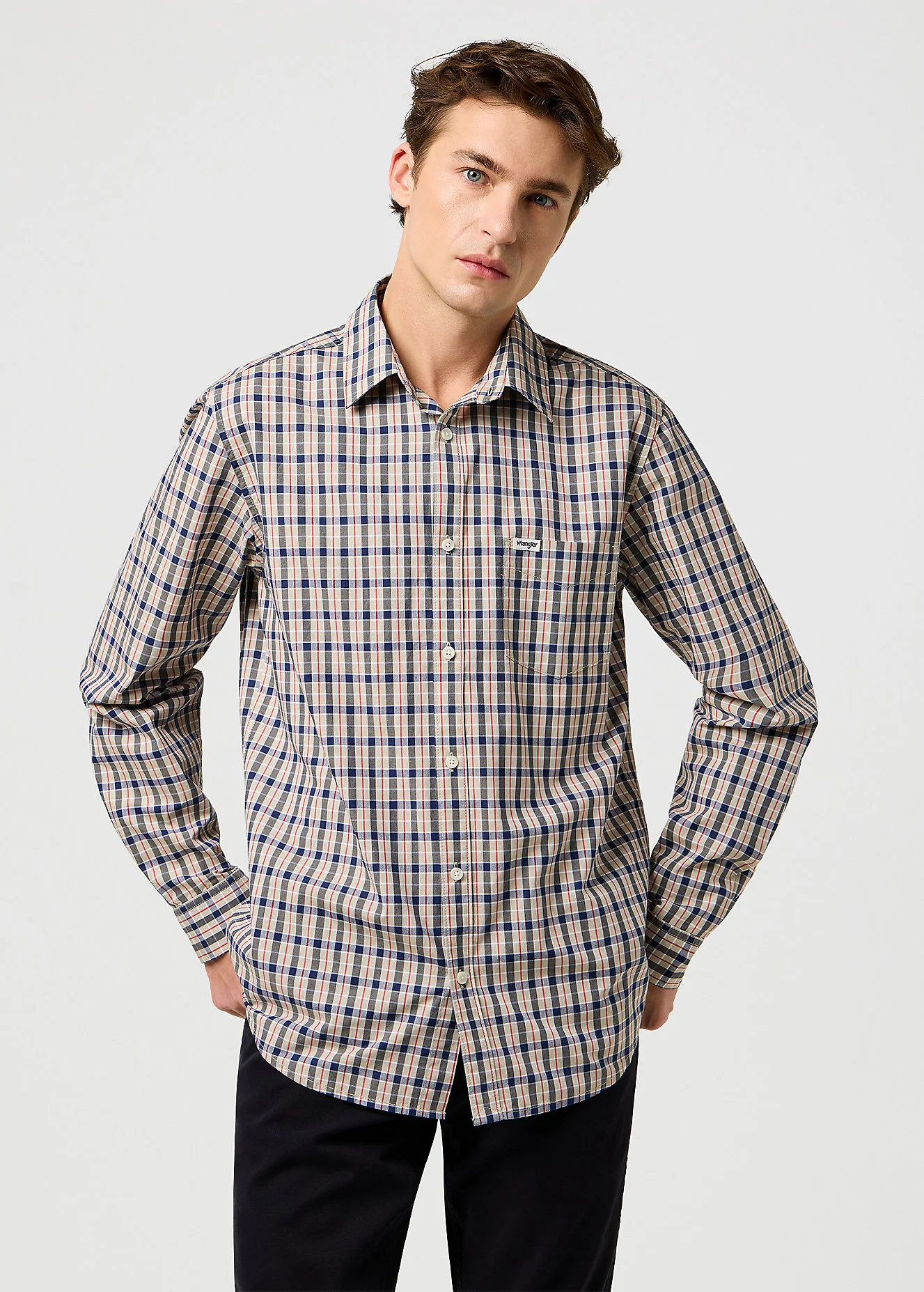 Wrangler One Pocket Shirt Beige