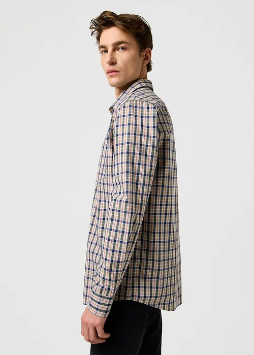 Wrangler One Pocket Shirt Beige